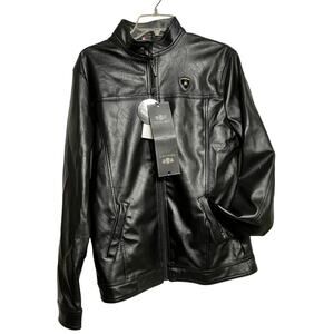 Emporio & Co Faux Leather Lamborghini Jacket - Medium (2895)